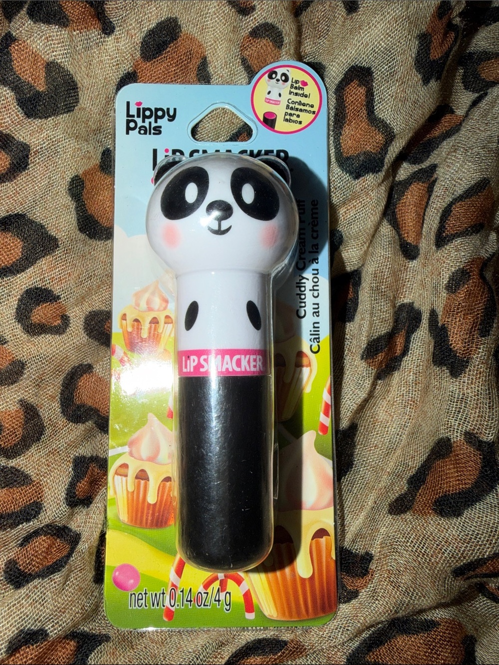 3/$15 🌸 Lip Smacker Lippy Pals Panda Lip Balm & Gloss - Black/White